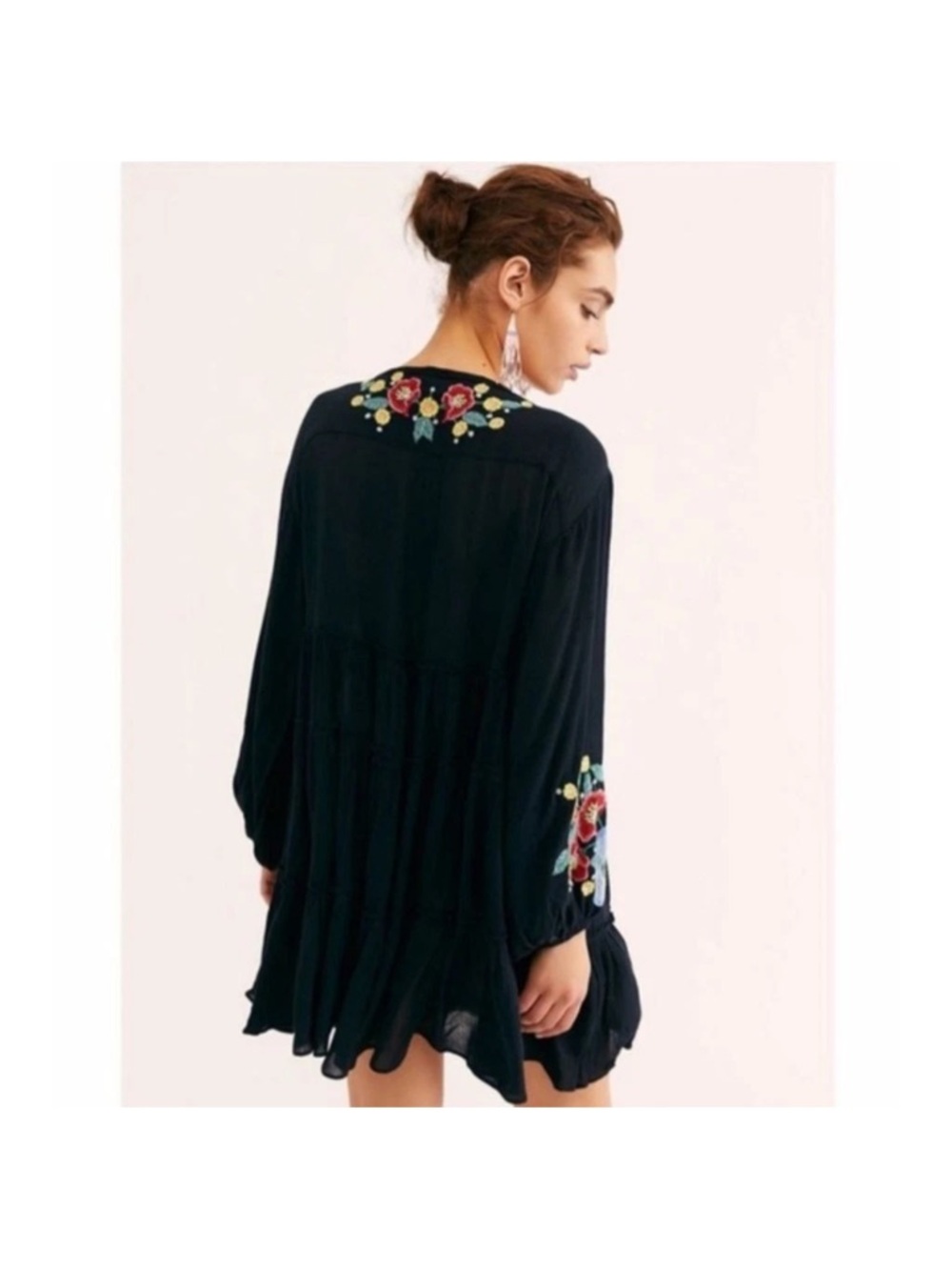 Free People Spell on You Embroidered Mini dress xs - Picture 2 of 10
